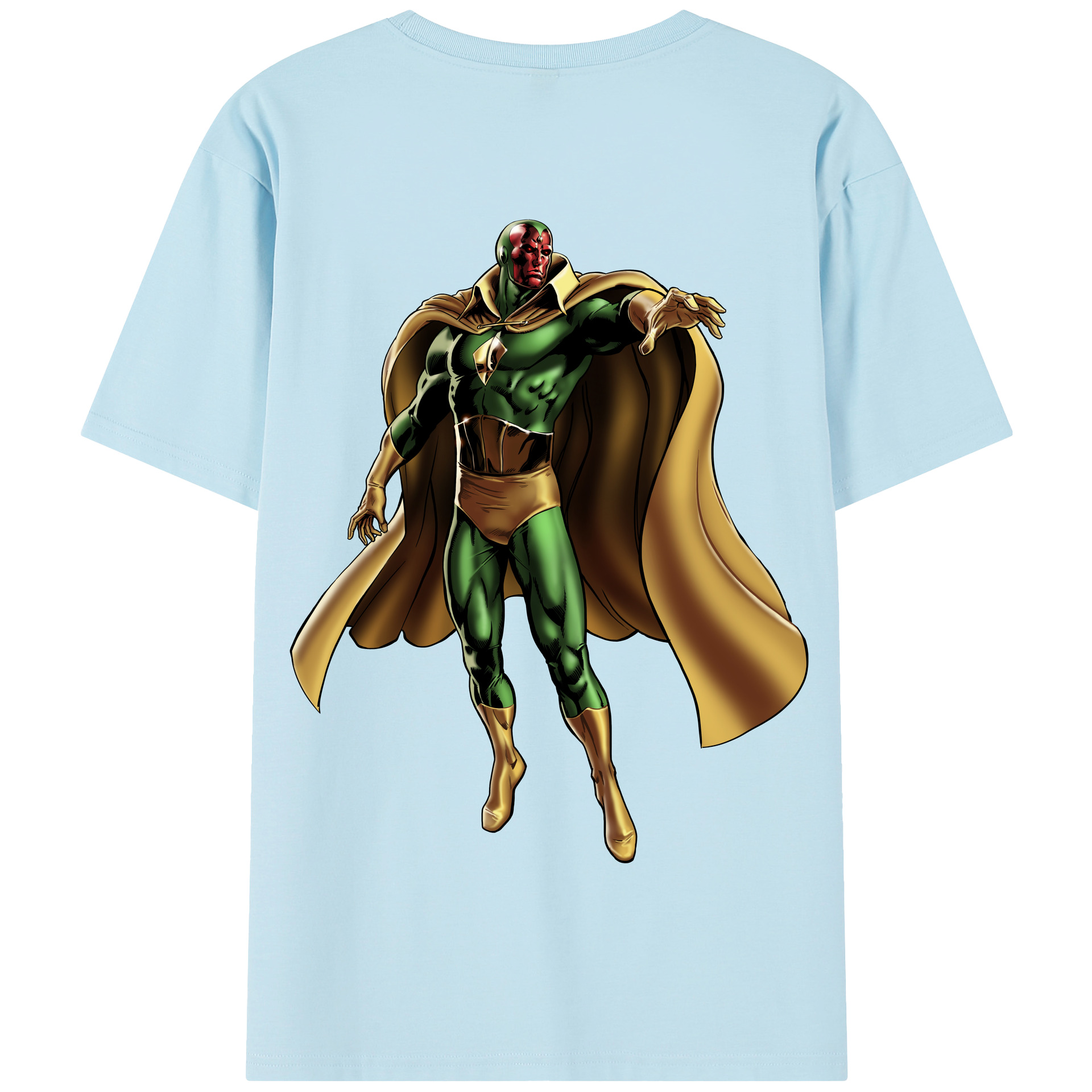 （画像用） アベンジャーズ The Avengers 綿100％半袖Tシャツ（背面プリント）